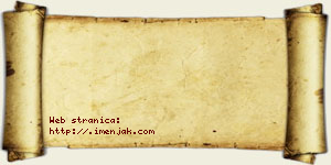 Angelina Jakšić vizit kartica